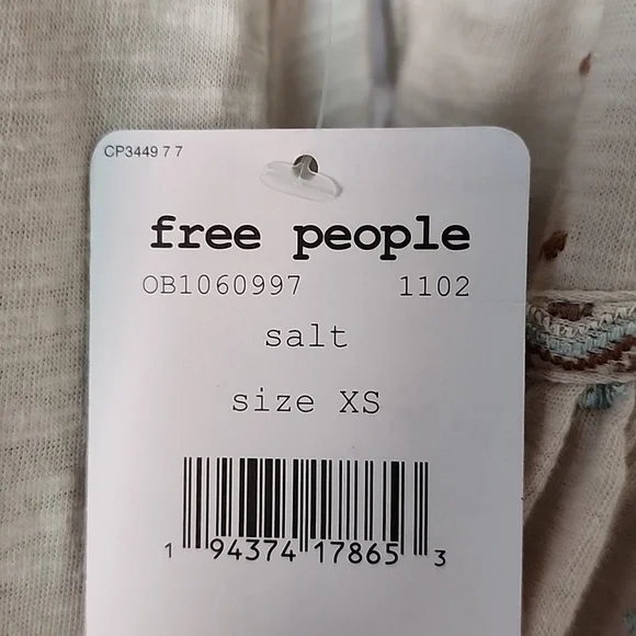 Free People Embroidered Tunic XS NWT - Picture 14 of 14